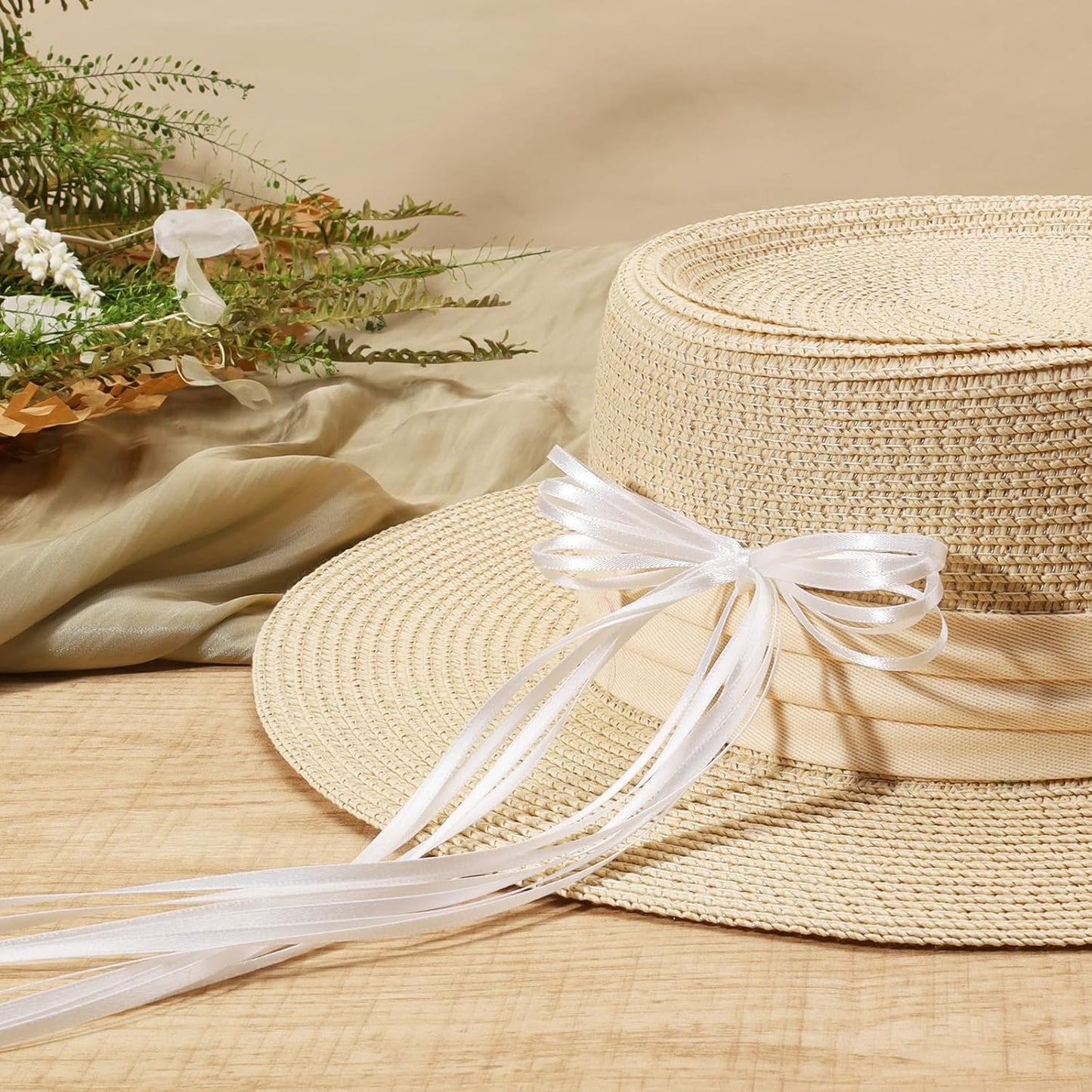 LaRibbons White Satin Ribbon 1/8 Inch 100 Yards Thin Luxury Double Faced Silk Ribbon for Flower Bouquet Crafts Gift Wrapping Wedding Christmas Decoration