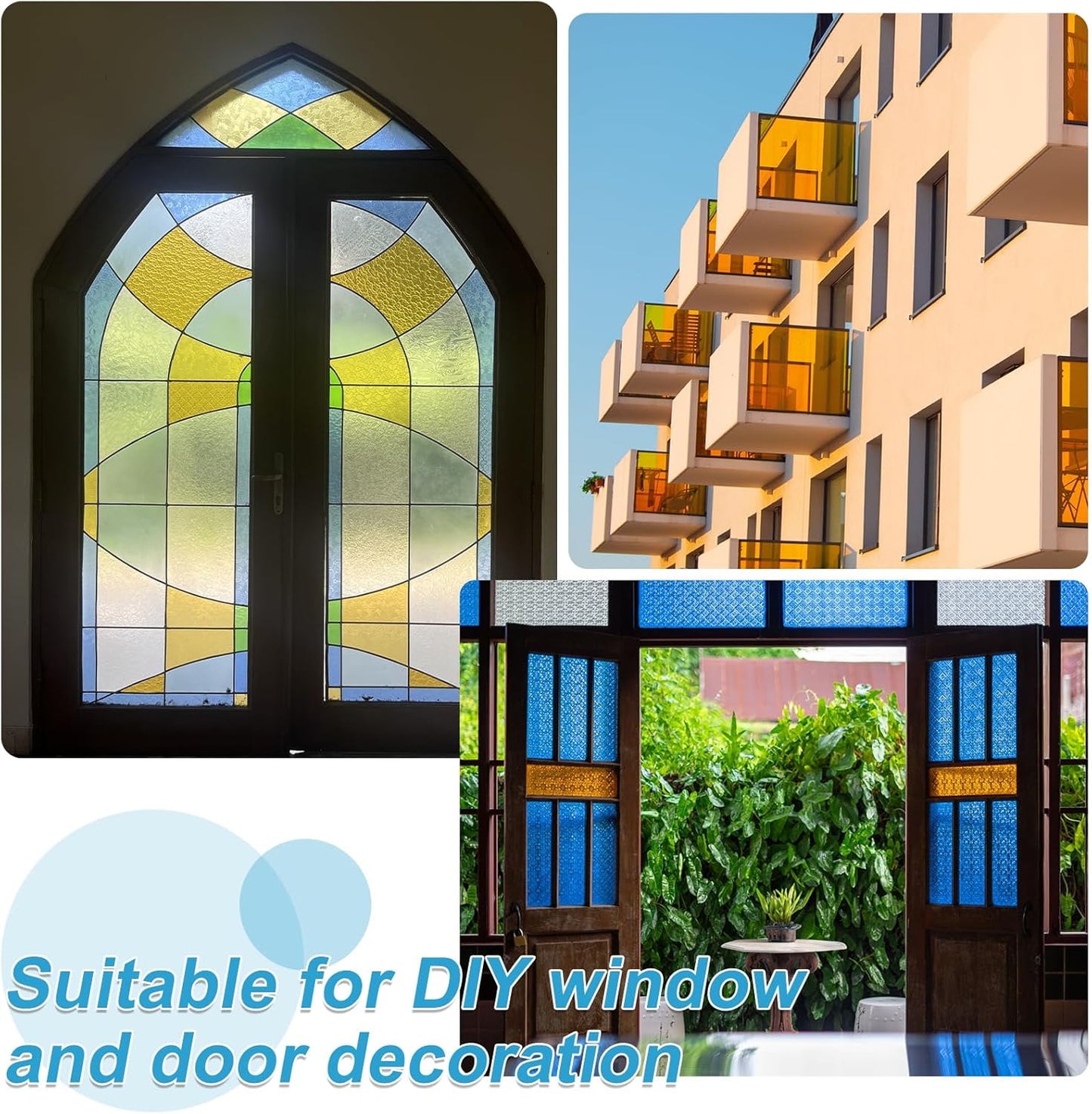 MECCANIXITY Iridescent Window Film,24" x 39" Iridescent Holographic PVC Fabric Dichroic Film Clear Vinyl Paper Roll for DIY Craft Gift Wrapping Bag Decoration,Light Gray