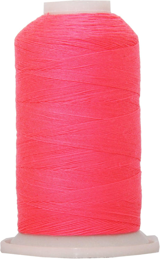 Threadart Polyester All-Purpose Sewing Thread- 600m - 50S/3 - Neon Pink