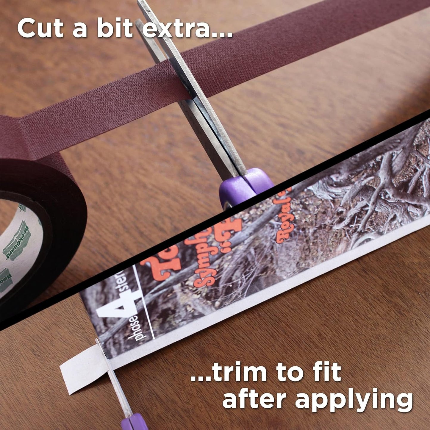 BookGuard 1 Inch Premium Bookbinding Repair Cloth Tape, 15 Yard Roll, Burgundy