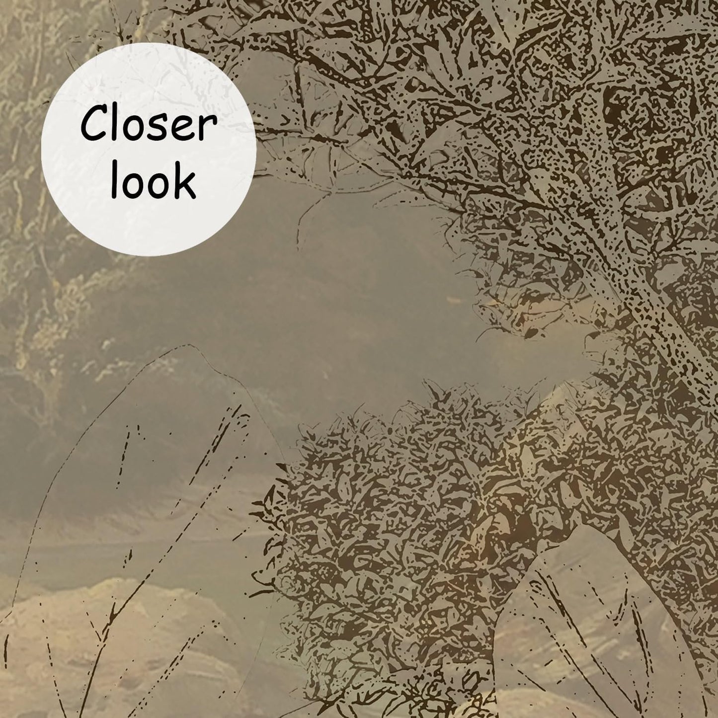 AFZEVEB-Tropical Jungle Wallpaper Landscape Tree Wall murals for Bedroom 136"x96"(Not Peel and Stick)