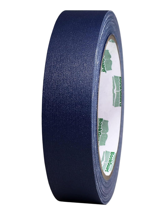 BookGuard 1 Inch Premium Bookbinding Repair Cloth Tape, 15 Yard Roll, Navy Blue
