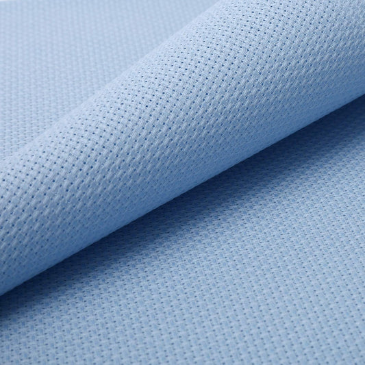 Aida Cloth 14 Count Cross Stitch Fabric,19×28inch (14CT, Sky Blue)