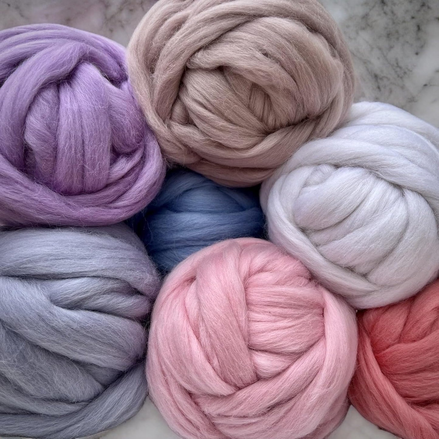 Revolution Fibers Dyed Corriedale Wool | 8.2 Ounces of Premium Combed Wool Top | 26 Micron, 100% Pure Corriedale Wool Roving, Ethically Sourced (Lightning White)