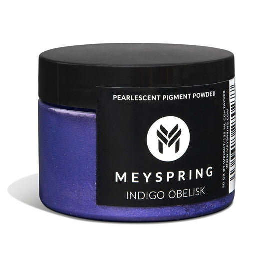 MEYSPRING Indigo Obelisk - Two Tone Purple Mica Powder for Epoxy Resin - Color Pigment Powder - Color Shifting Pigment - Violet Mica Cosmetic Grade - Purple Resin Dye