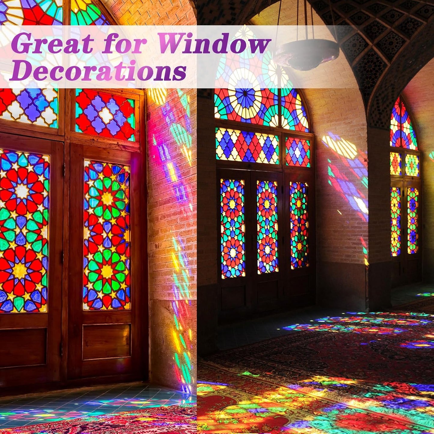 Ahardaim 120Pcs Colored Cellophane Sheets, Cellophane Paper, Colored Cellophane Wrap for DIY Arts Crafts, Packaging Small Gifts, Candy Wrapping, Holidays and Parties Decoration (7.5 x 7.5 Inch)