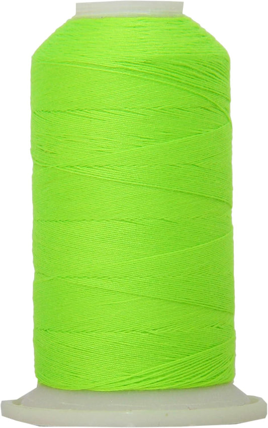 Threadart Polyester All-Purpose Sewing Thread- 600m - 50S/3 - Neon Green