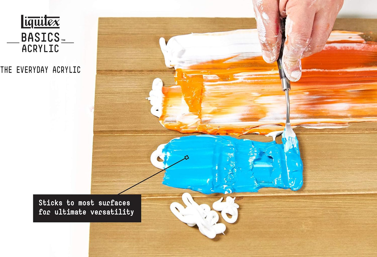 Liquitex BASICS Acrylic Paint, 946ml (32-oz) Jar, Bright Aqua Green