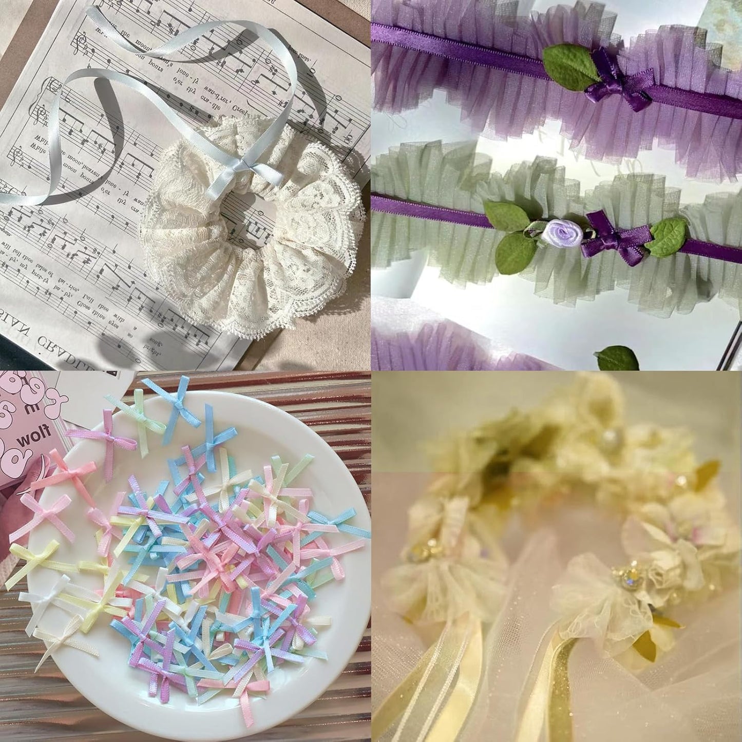 Maize Yellow Satin Ribbon 1/8" X 50 Yards Solid Color Double Faced Ribbons Perfect for Crafts Wedding Decor Bow Making Arts Sewing and More