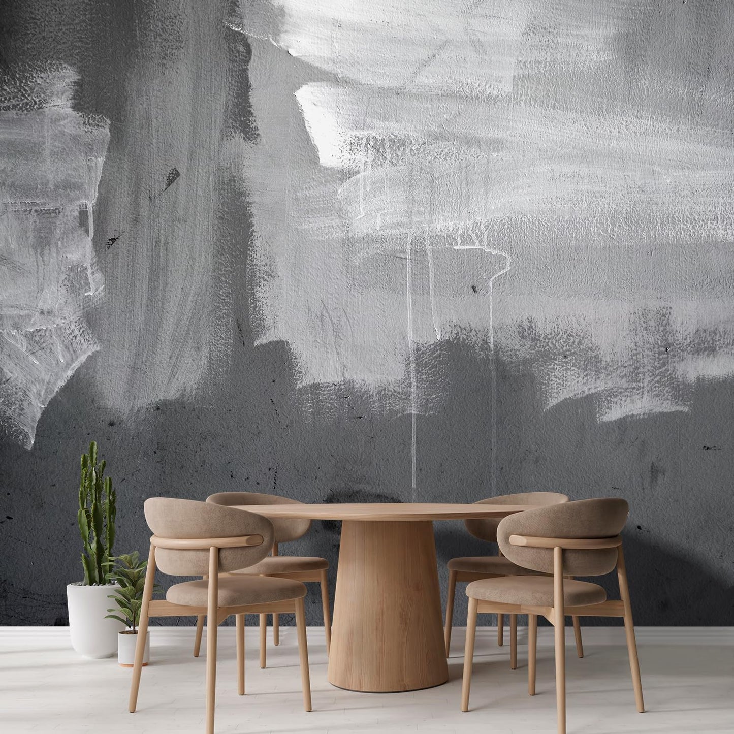 wall26 - Grunge Concrete Wall - Removable Wall Mural | Self-Adhesive Large Wallpaper - 66x96 inches