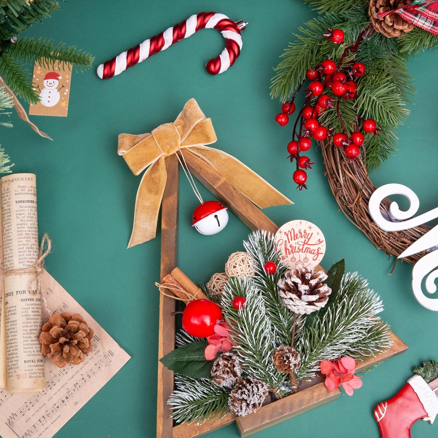 Vintage Khaki Velvet Ribbon, 1 Inch X 25Yd