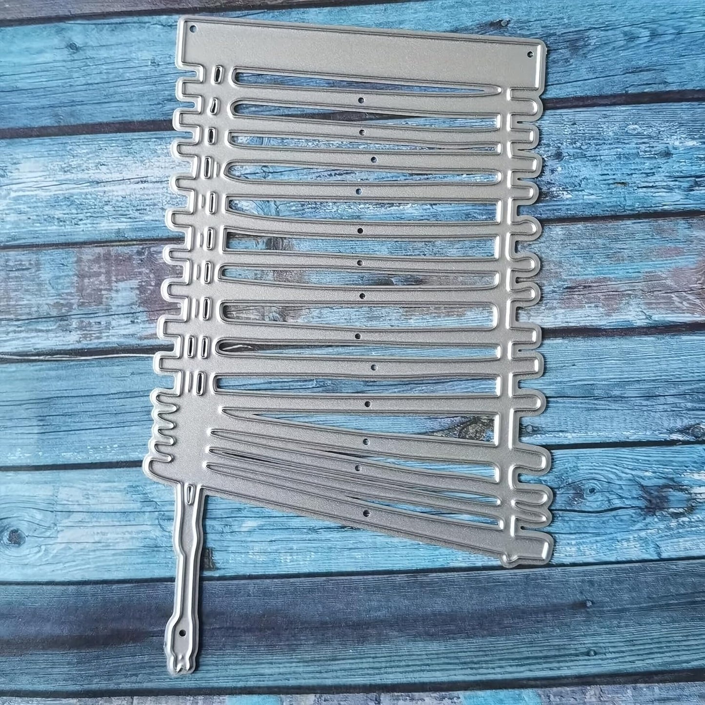 Lapoo 3D Backgrounds Frame Metal Cutting Die for Scrapbooking, New Cutting Dies DIY Album Card Making Decor Paper Craft Metal Die Cuts Party Wedding Decorations (Curtain 4.5 x 2.8 in)