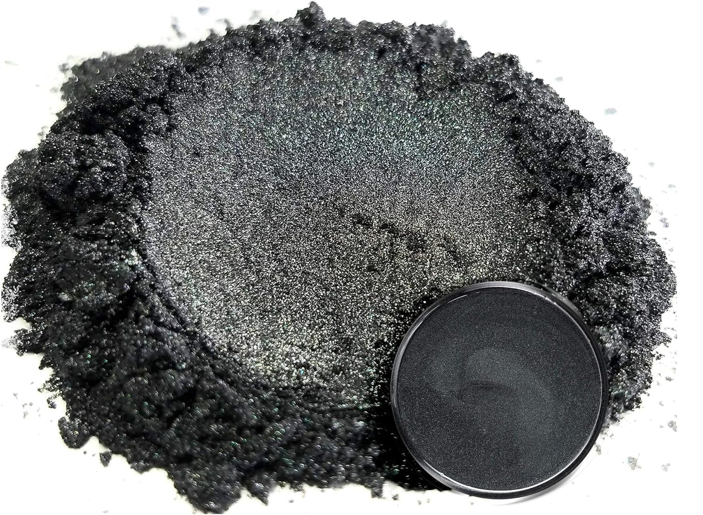 Eye Candy Pigments Premium Black Mica Powder - Ronin Black (50gr) - for Epoxy, Resin, Soap, Paint, Woodworking, Acrylic Pouring, Bath Bombs, Fishing Lures - DIY Arts and Crafts Additive