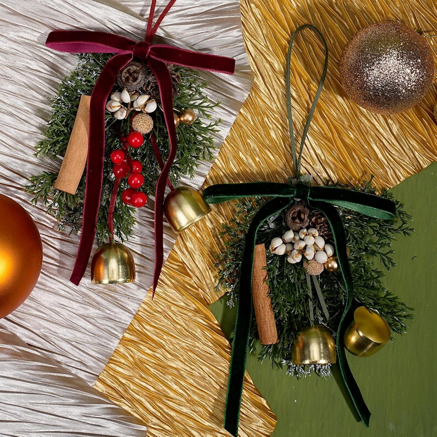 LaRibbons Thin Velvet Ribbon 3/8 Inch x 25 Yards, Burgundy Velvet Ribbon for Christmas Tree, Gift Wrapping, Wreath Bow, Outdoor Decoration