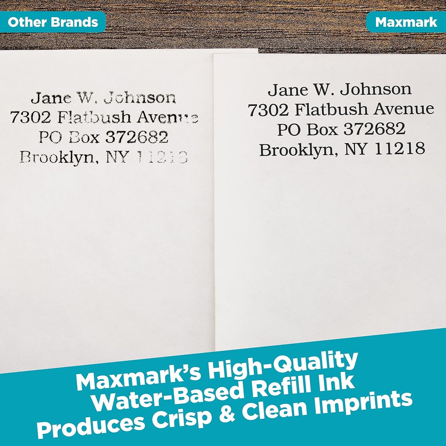 MaxMark Premium Refill Ink for self Inking Stamps and Stamp Pads, Black Color - 1 oz.