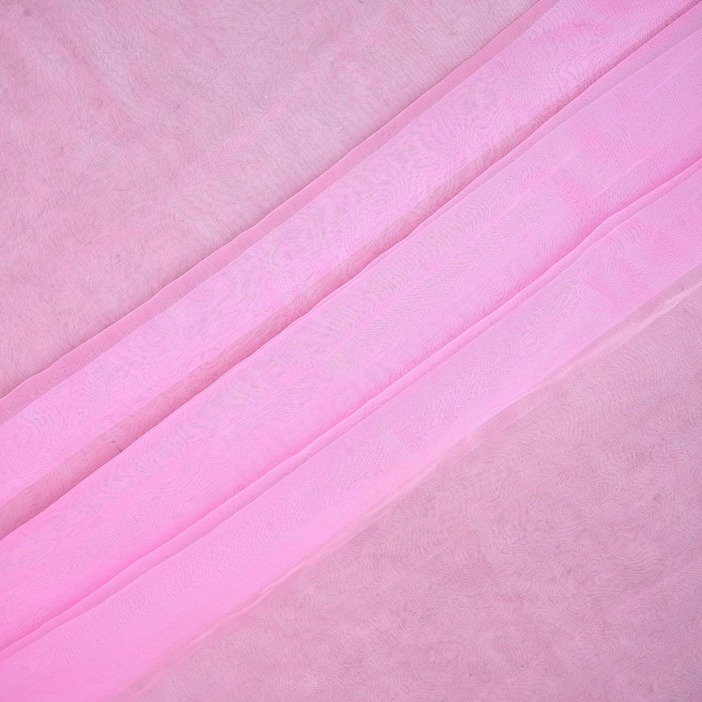 Organza Fabric 5 Yard Bridal Solid Sheer Organza Fabric Bolt for Wedding Dress, Fashion, Crafts, Decorations Silky Shiny Organza 44" - (5 Yard, Baby Pink)