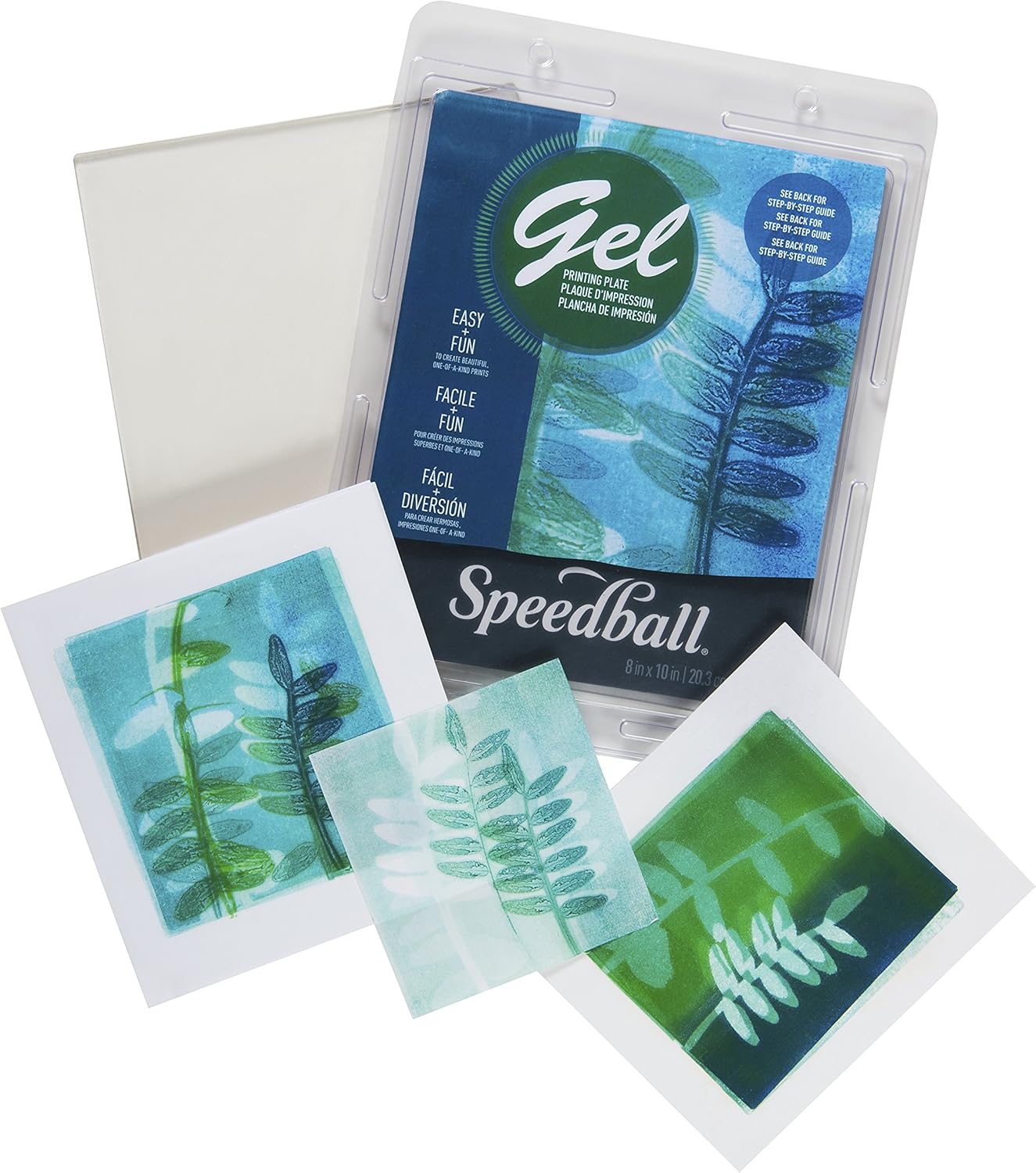 Speedball Gel Printing Plates, 8" x 10", for Block Monoprinting