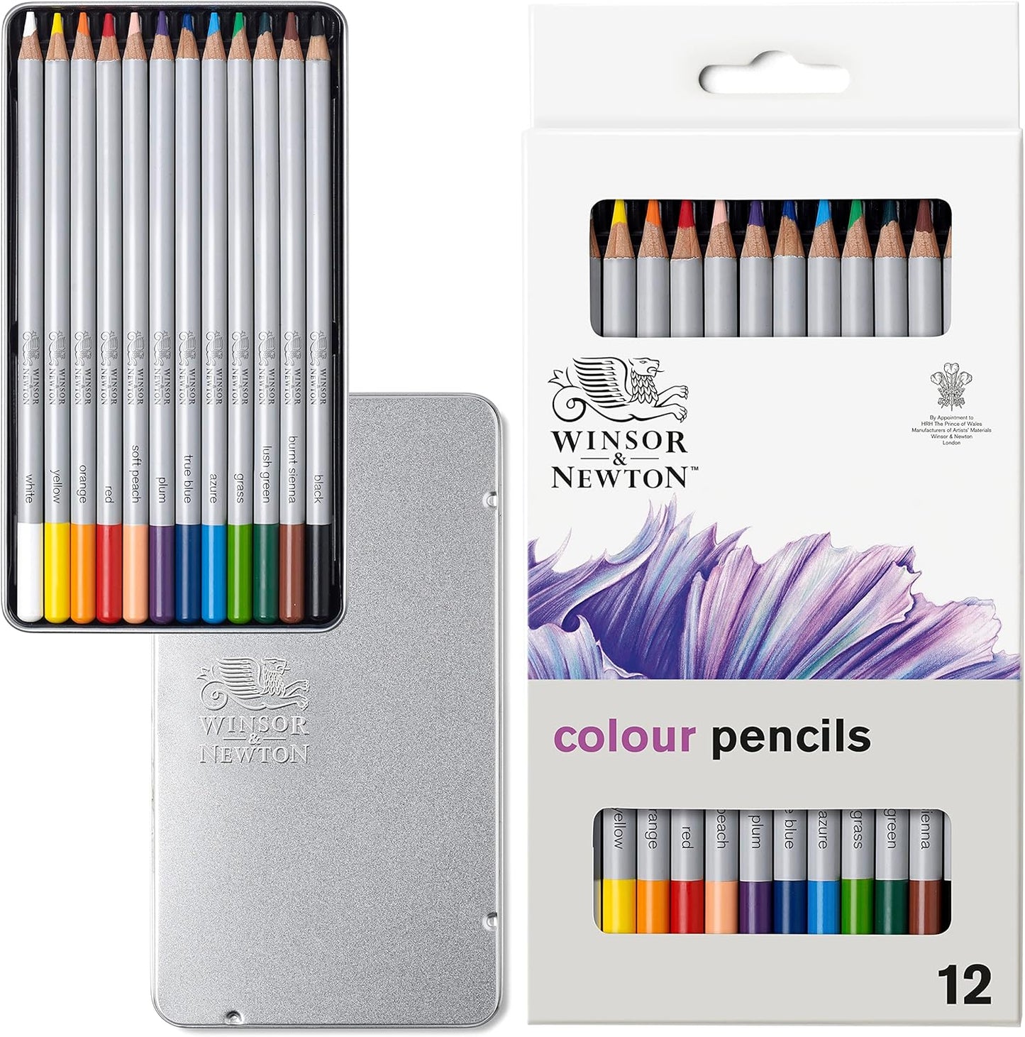 Winsor & Newton Studio Collection Artist Pencils, Color Pencils, Set of 12