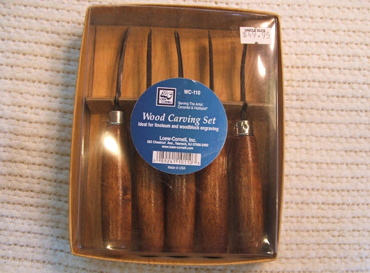 U J Ramelson 110 Wood Carving Set set of 5