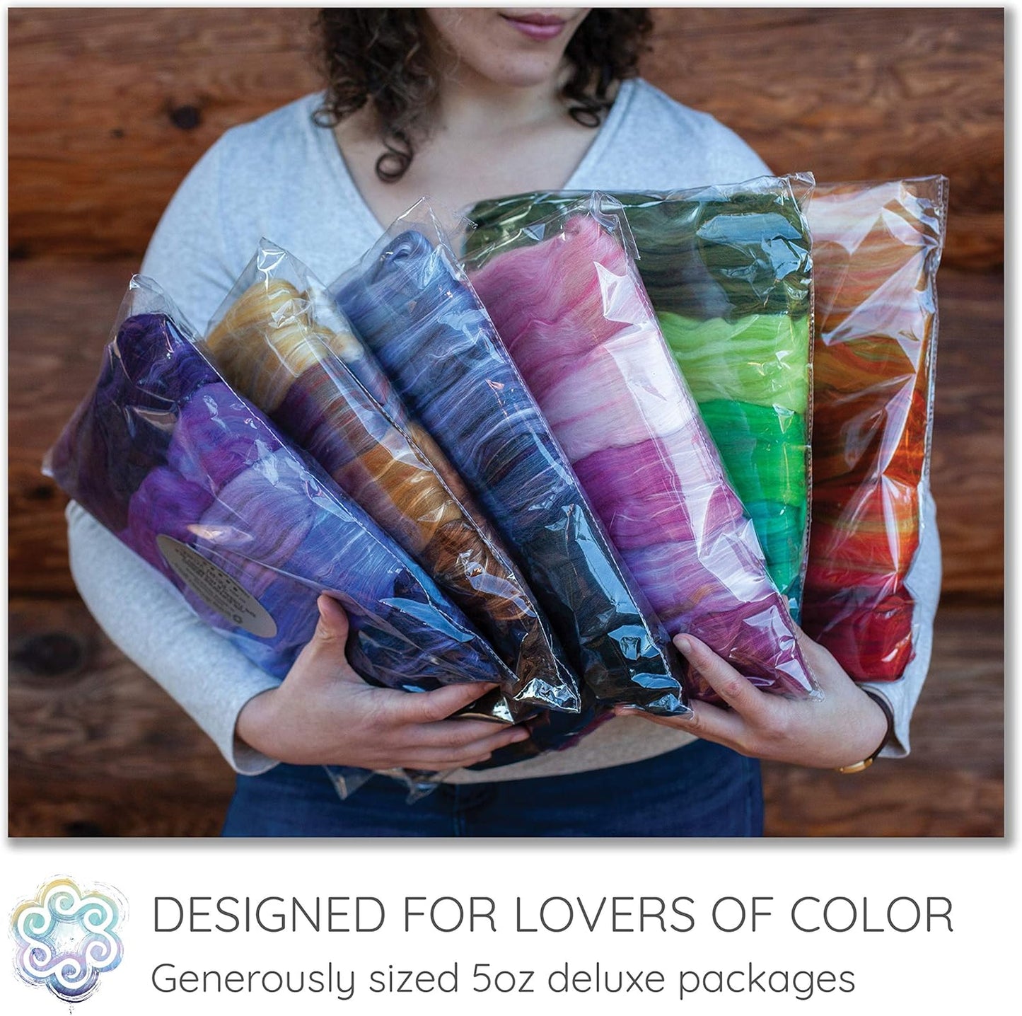 Merino Silk Luxe Tonal Designer Blend. Superfine Merino, Mulberry, Tussah Silk. Top Roving for Spinning or Felting. Nightfall 5oz