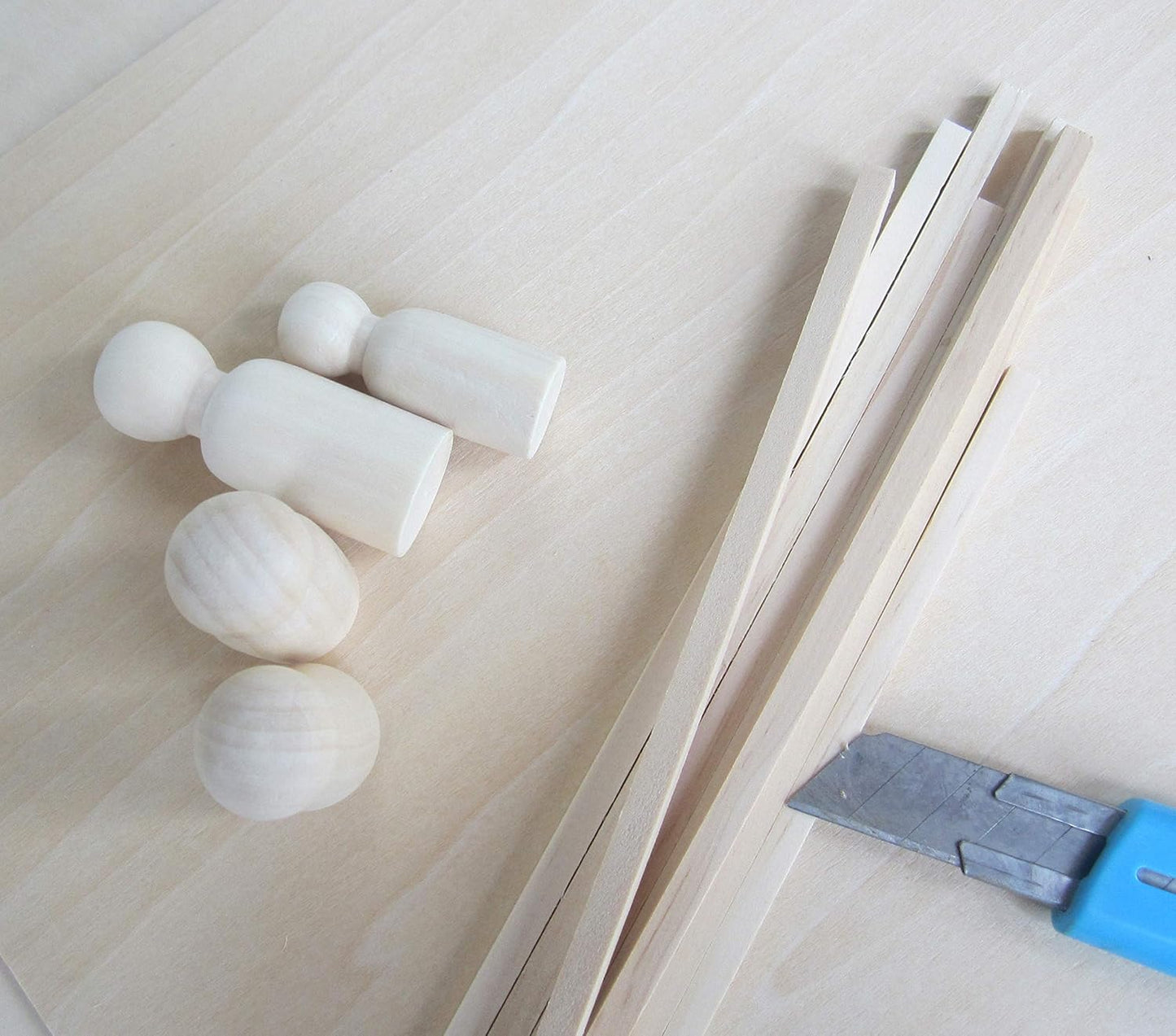30 PCS 1/4 ×12 inch Wooden Square Dowel Rod, Small Hardwood Unfinished Wood Squrae Sticks for Crafts DIY Projects (30 Count)