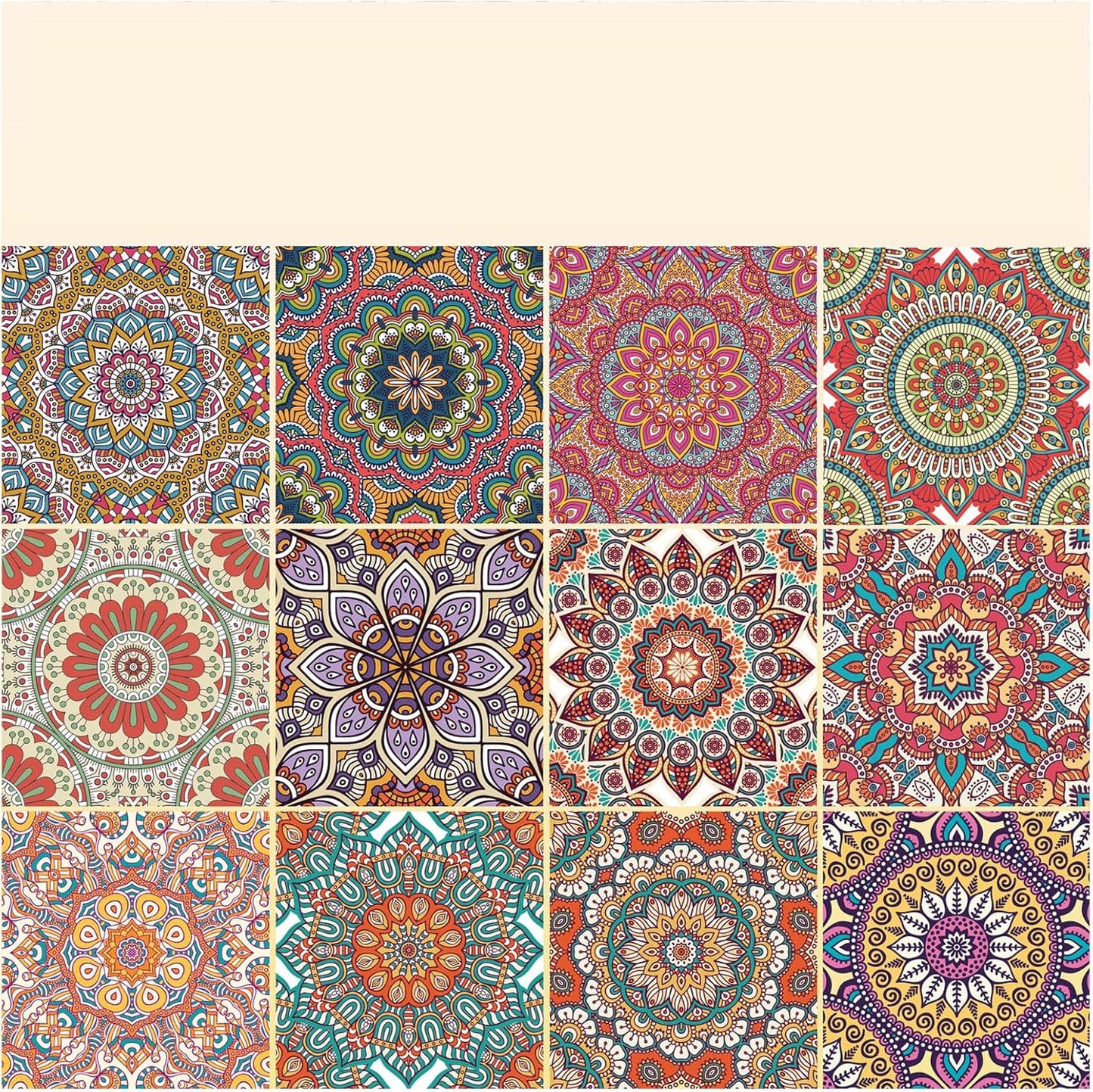 24 Sheets 12 Designs Scrapbook Paper Pad,6"×6” Single-Sided Decopodge Craft Cardstock Paper,Scrapbooking DIY Decorative Background Cardmaking Supplies.Datura