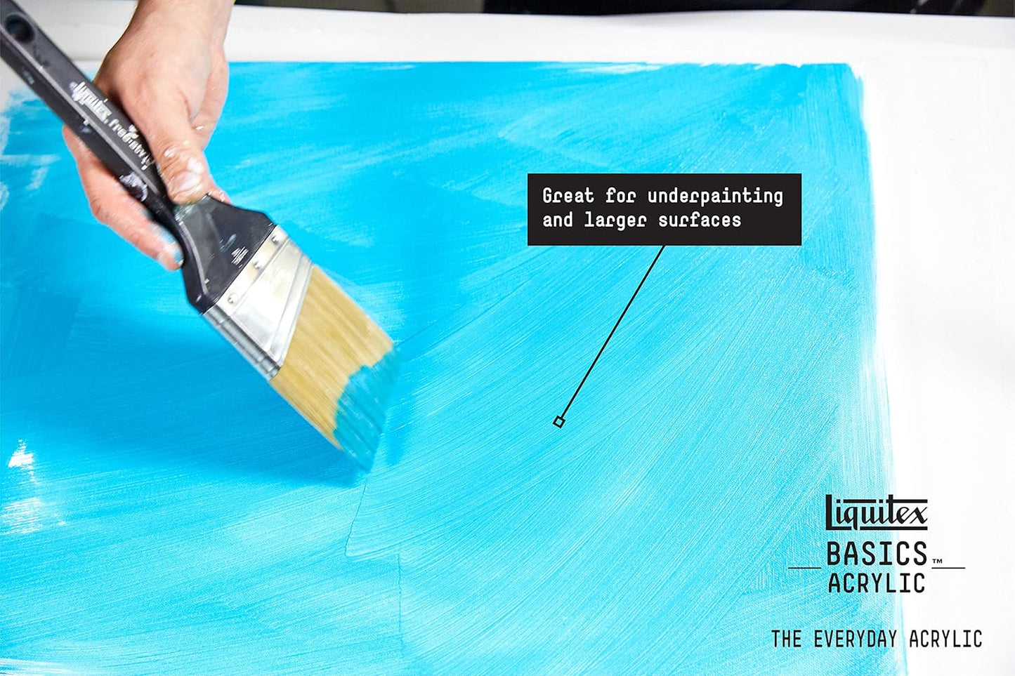 Liquitex BASICS Acrylic Paint, 250ml (8.5-oz) Tube, Cadmium Orange Hue